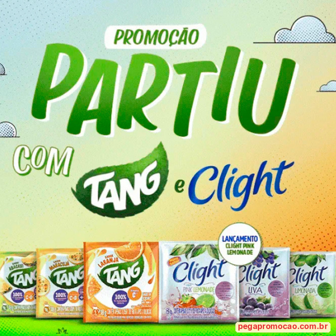 Prêmios e Sorteios em Destaque da Promoção Partiu com Tang e Clight