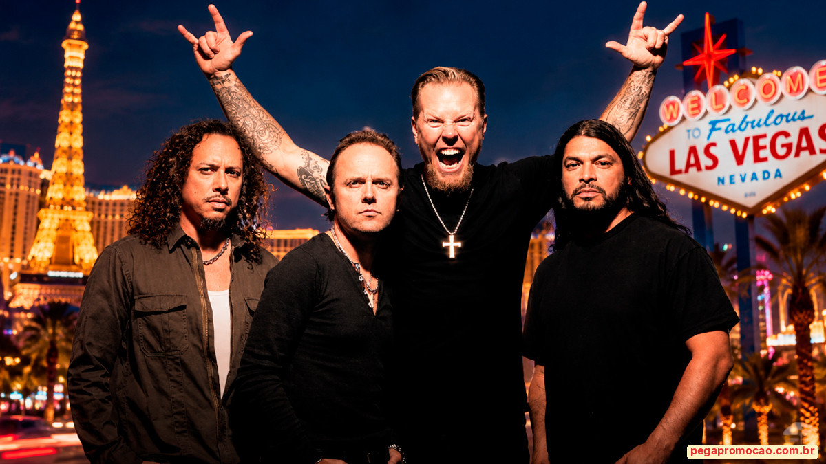 Banner da Promoção 89Fm Rock Tour Metallica em Las Vegas
