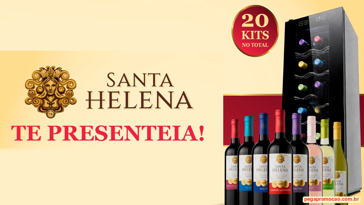 Banner da Promoção Santa Helena te Presenteia