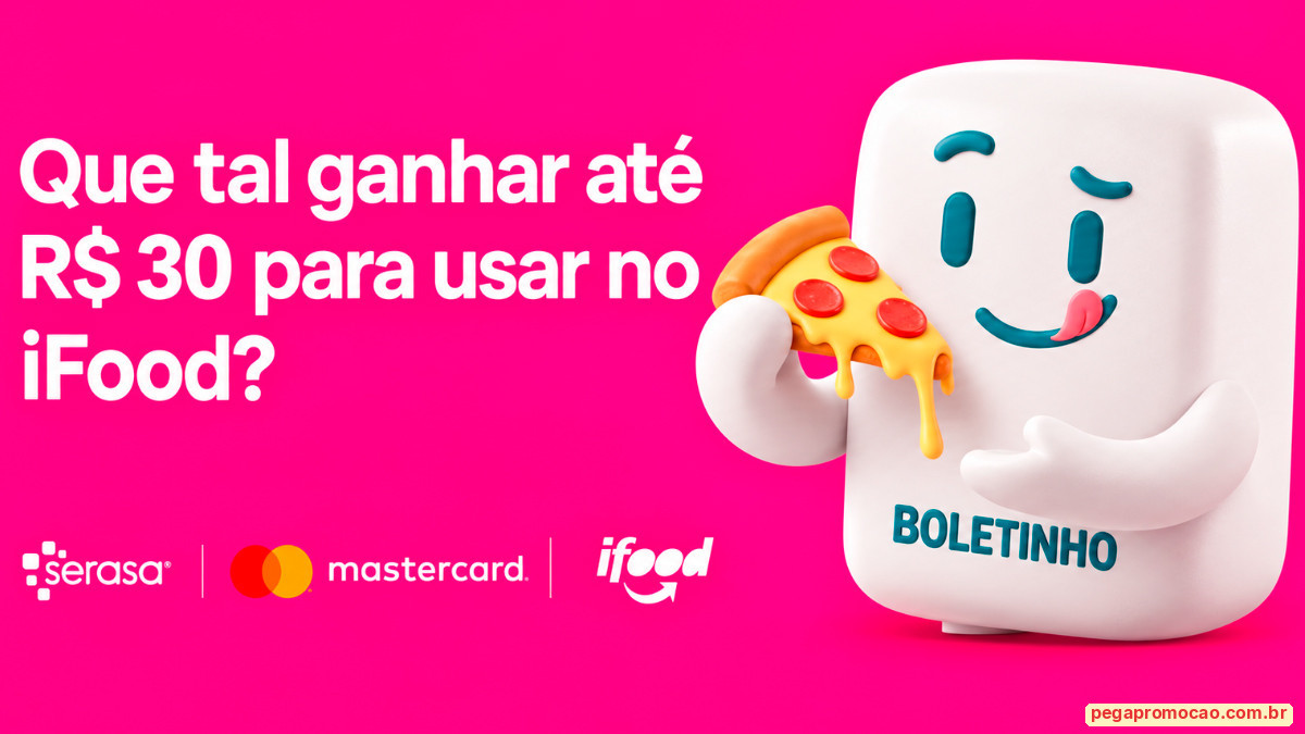 Banner da Promoção Serasa e Mastercard iFood