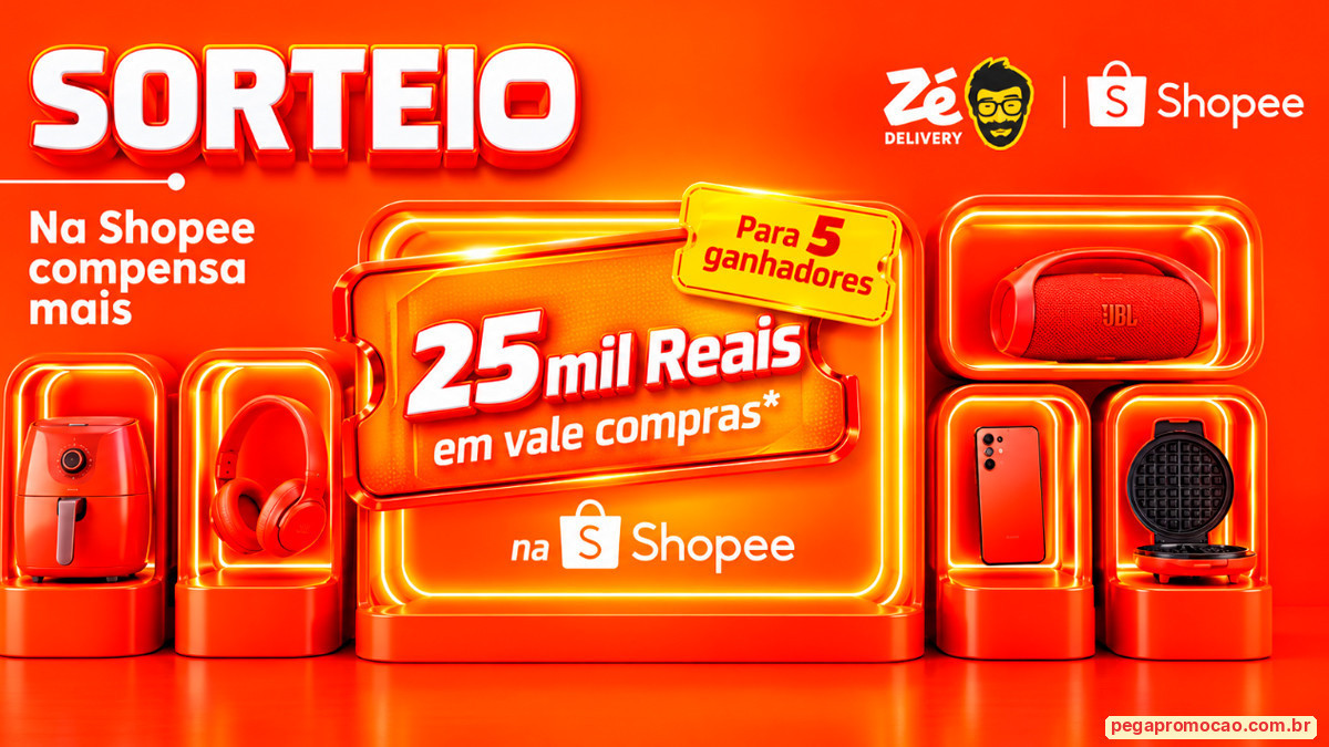 Banner da Promoção Zé Delivery Shopee