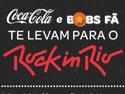 Promoção Rock in Rio Bobs Coca-Cola