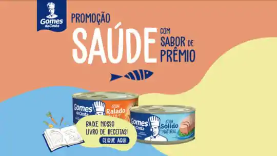 Promoção Gomes da Costa 2021 - Saúde com sabor de prêmio