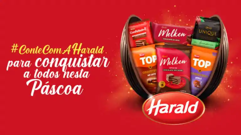 Promoção Páscoa Harald 2022 - Prêmios de até R$500 todos os dias