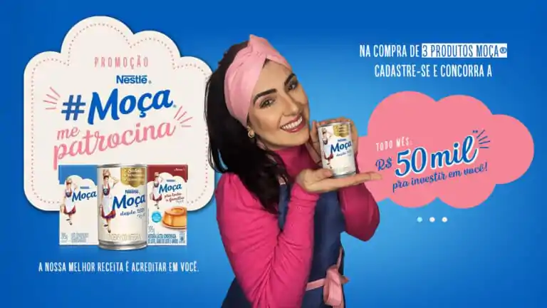 Promoção Nestlé Moça Me Patrocina: Prêmios de até 50 mil