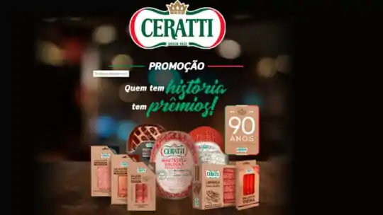 Promoção Ceratti 90 anos: Prêmios de até R$ 12 mil