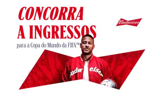 Promoção Budweiser Ingressos para a Copa do Mundo 2022