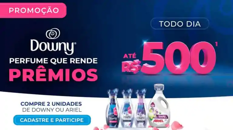 Promoção Downy Perfume que Rende Prêmios - Sorteio de até 10 mil